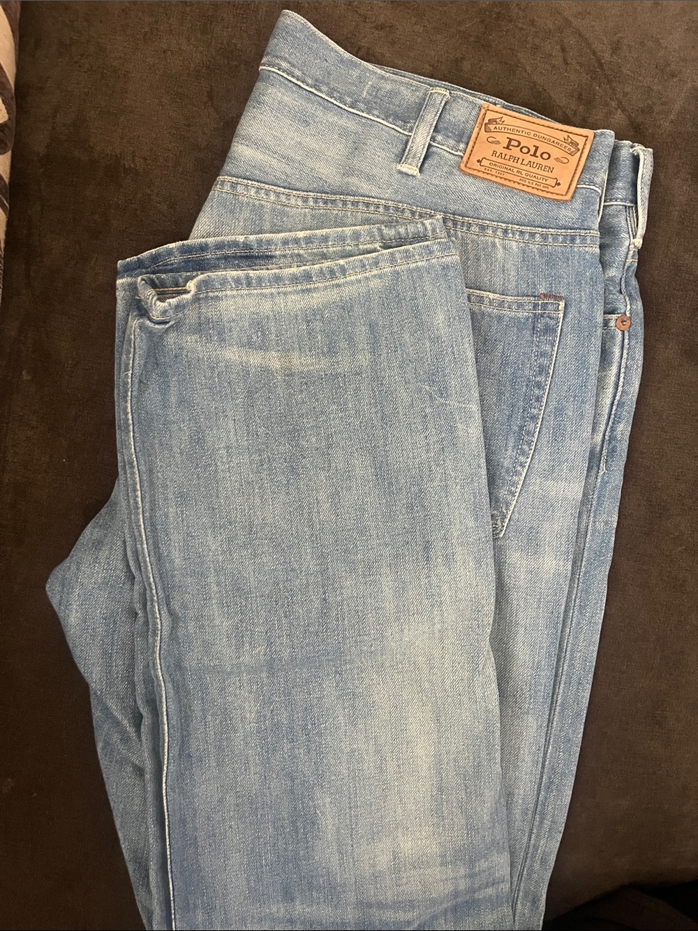 Polo by Ralph Lauren Light Wash Men's Straight Jeans Big & Tall